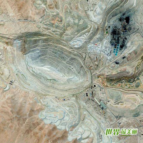 2012年10月14日，智利丘基卡马塔铜矿区
