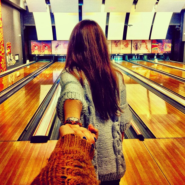 the bowling alley 保龄球道