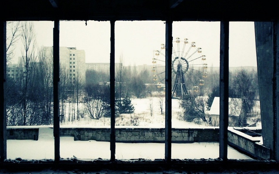乌克兰，普里皮亚季（前苏联用于安置兴修切尔诺贝利核电站建筑工人及事务人员的城市）。