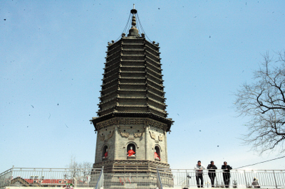 重建后的复州永丰寺。