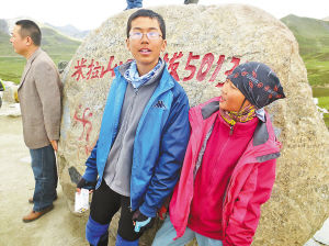 骑行后: 雪儿在怒江七十二拐时,已晒黑了