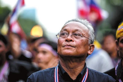 反政府集会领导人素贴。图/CFP