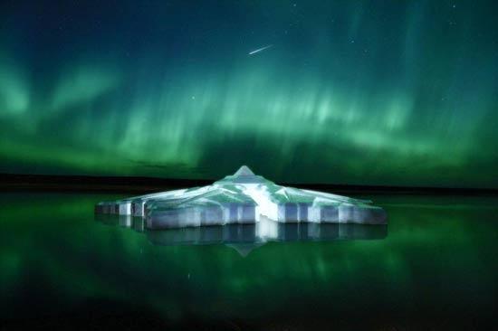 北极圈将建“水晶雪花”旅馆 游客床上可赏北极光