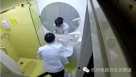 杭州知名酒店用房客浴巾擦马桶擦地板