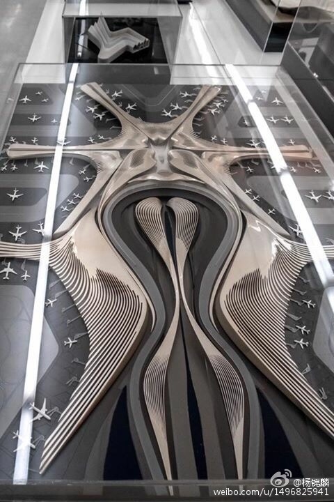北京新机场设计鸟瞰图 对不起我太污了