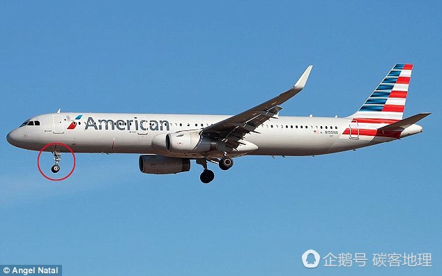 客机降落时 人们发现起落架上有个人