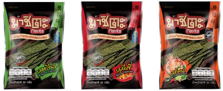 玛喜泰海苔(masita)推出新海苔包装和品牌代言人Nonkul新宣传片即将面世