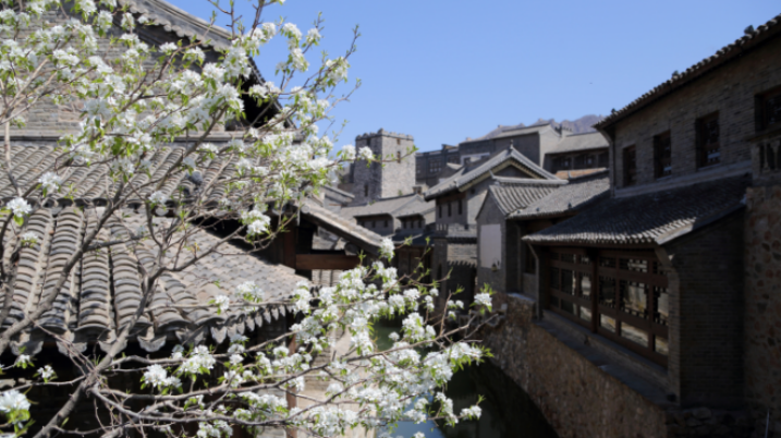 长城下的碧水小镇 ,以花为期,赴一场春天的约会 户外 第2张