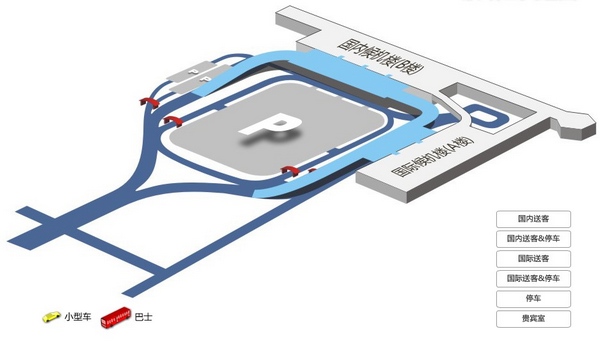 机场内部交通图