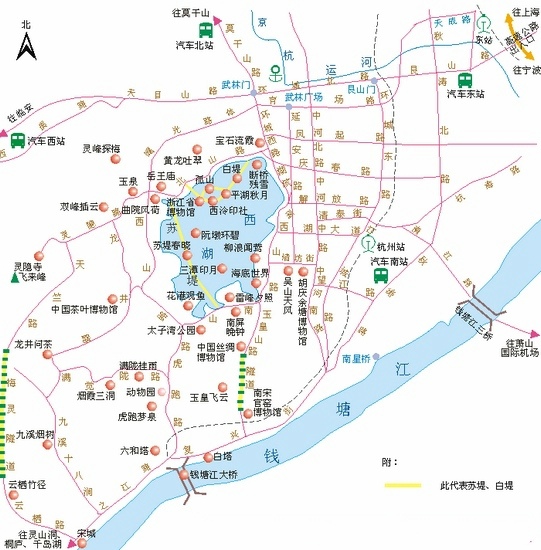 杭州公路地图