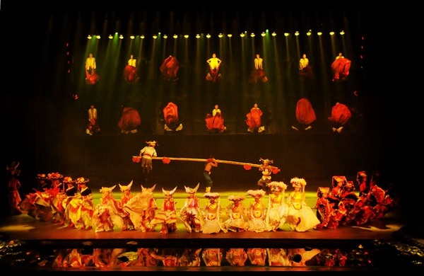 丽水金沙表演现场