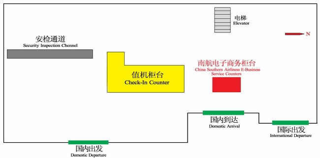 丽江三义机场示意图