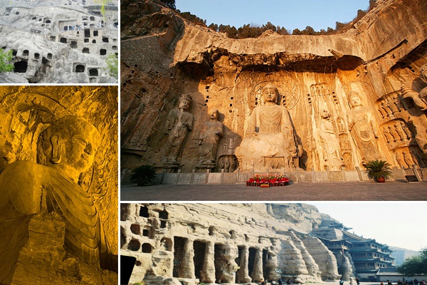 龙门石窟的石窟雕像