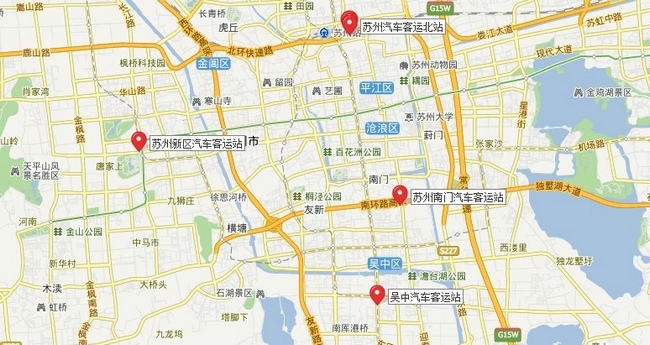 苏州长途客运站分布图