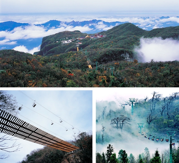 山顶森林观光缆车