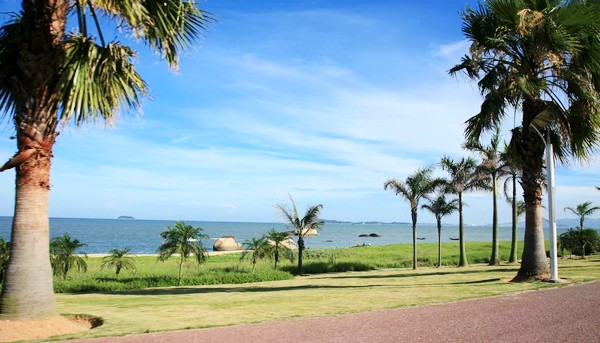 鼓浪屿的海滨沙滩