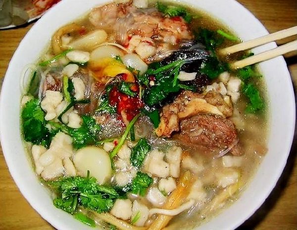 美味的羊肉泡馍