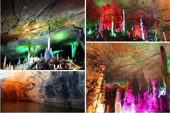 黄龙洞内部奇观